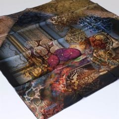 ARMİNE İPEK EŞARP NOSTALJİ 8019-09