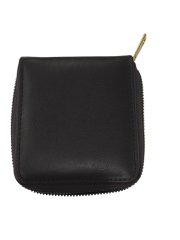 BAYAN YANDAN TAKOZLU CÜZDAN KOYU KAHVERENGİ