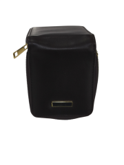 BAYAN YANDAN TAKOZLU CÜZDAN KOYU KAHVERENGİ