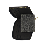 BAYAN YANDAN TAKOZLU CÜZDAN KOYU KAHVERENGİ