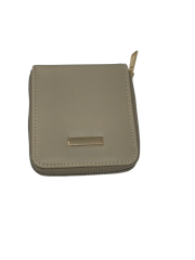 BAYAN YANDAN TAKOZLU CÜZDAN BEJ