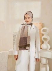 CARDİON MEDİNE İPEĞİ ŞAL ASYA MODEL BEJ