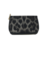 BAYAN CÜZDAN LEPAR DESEN SİYAH GRİ