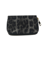 BAYAN CÜZDAN LEPAR DESEN SİYAH GRİ