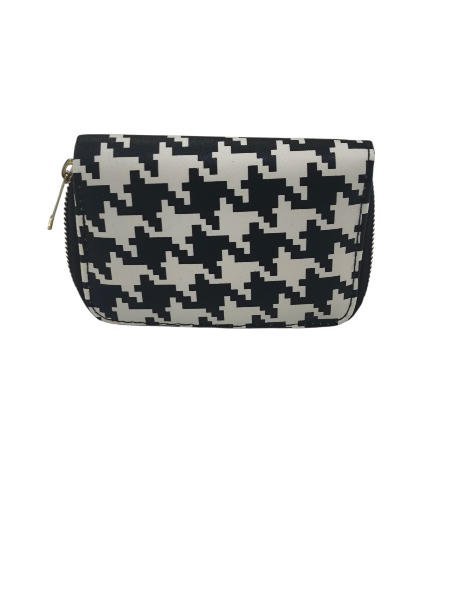 BAYAN CÜZDAN KAZAYAĞI DESEN SİYAH BEYAZ