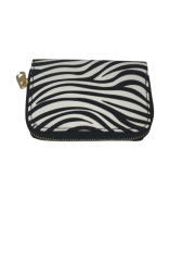 BAYAN CÜZDAN ZEBRA DESEN SİYAH BEYAZ