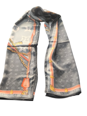 LV MODEL VUAL İPEK ŞAL ANTRASİT GRİ