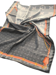 LV MODEL VUAL İPEK ŞAL ANTRASİT GRİ