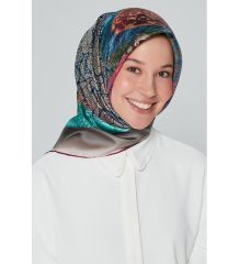 ARMİNE  İPEK EŞARP NOSTALJİ  7639-11