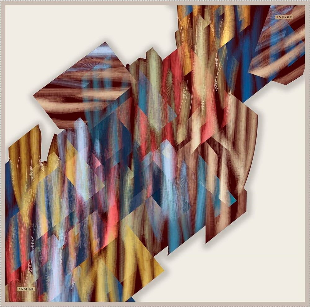 ARMİNE  İPEK EŞARP NOSTALJİ  8339-37