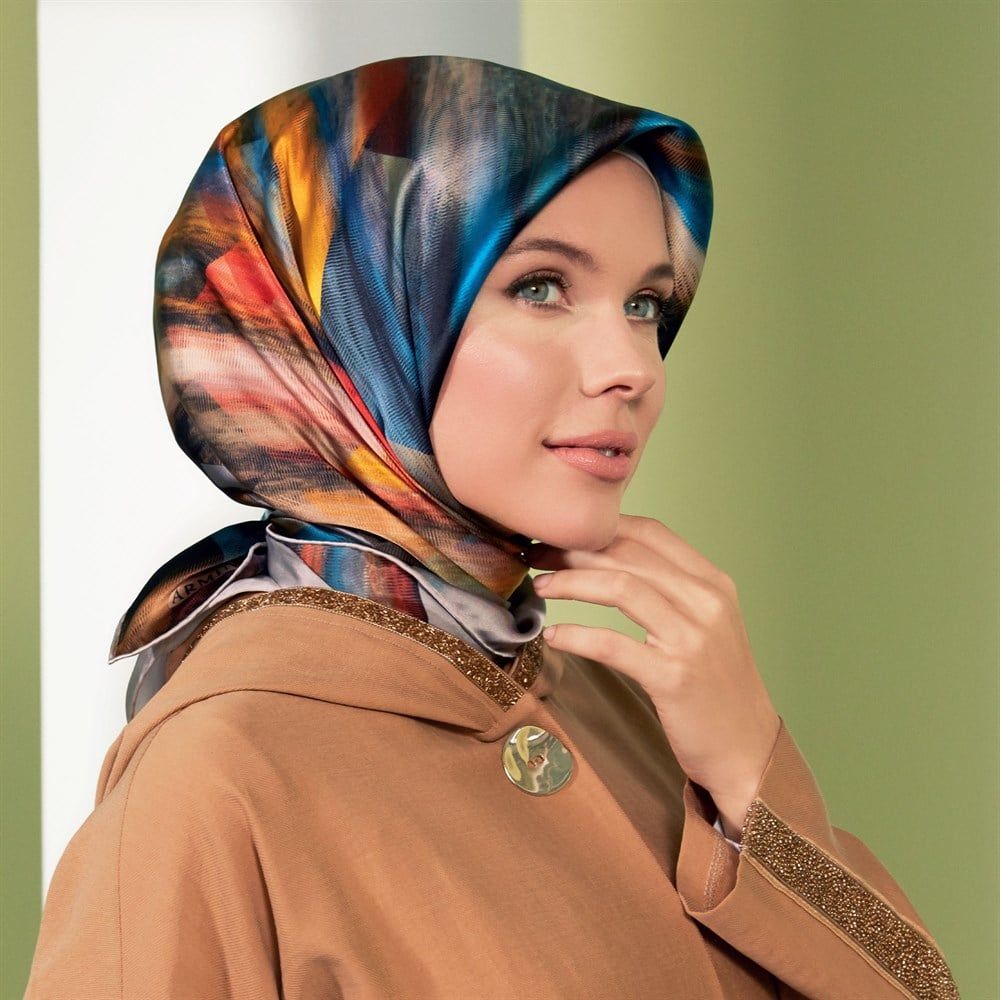 ARMİNE  İPEK EŞARP NOSTALJİ  8339-32