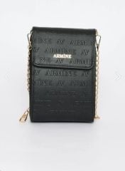 ARMİNE BAYAN ÇANTA 266 SİYAH LAZER