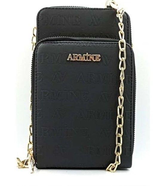 ARMİNE BAYAN ÇANTA 321 SİYAH LAZER