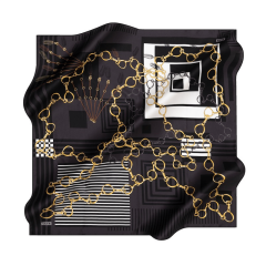 AKER SURA  İPEK EŞARP ANTRASİT 8992-312