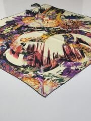 AKER NOSTALJİ SURA İPEK EŞARP 6164-311