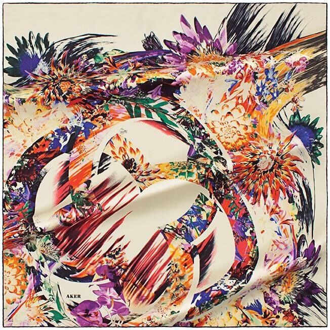 AKER NOSTALJİ SURA İPEK EŞARP 6164-311