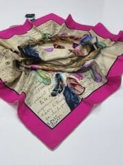 LEVİDOR TİVİL İPEK EŞARP 1012-1