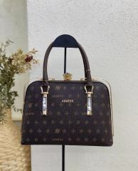 ARMİNE BAYAN ÇANTA 339 SİYAH BASKILI