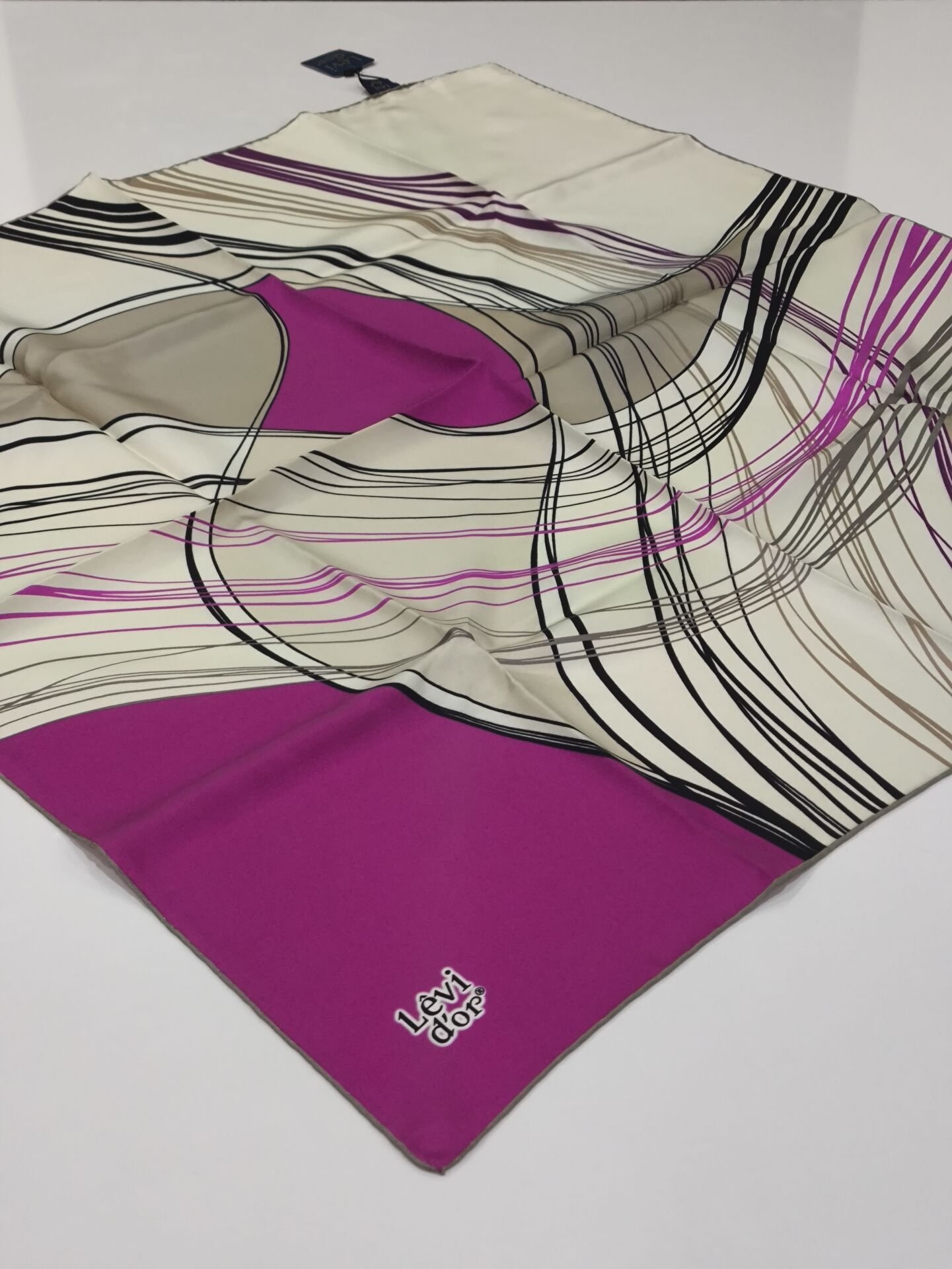 LEVİDOR TİVİL İPEK EŞARP 0355-1