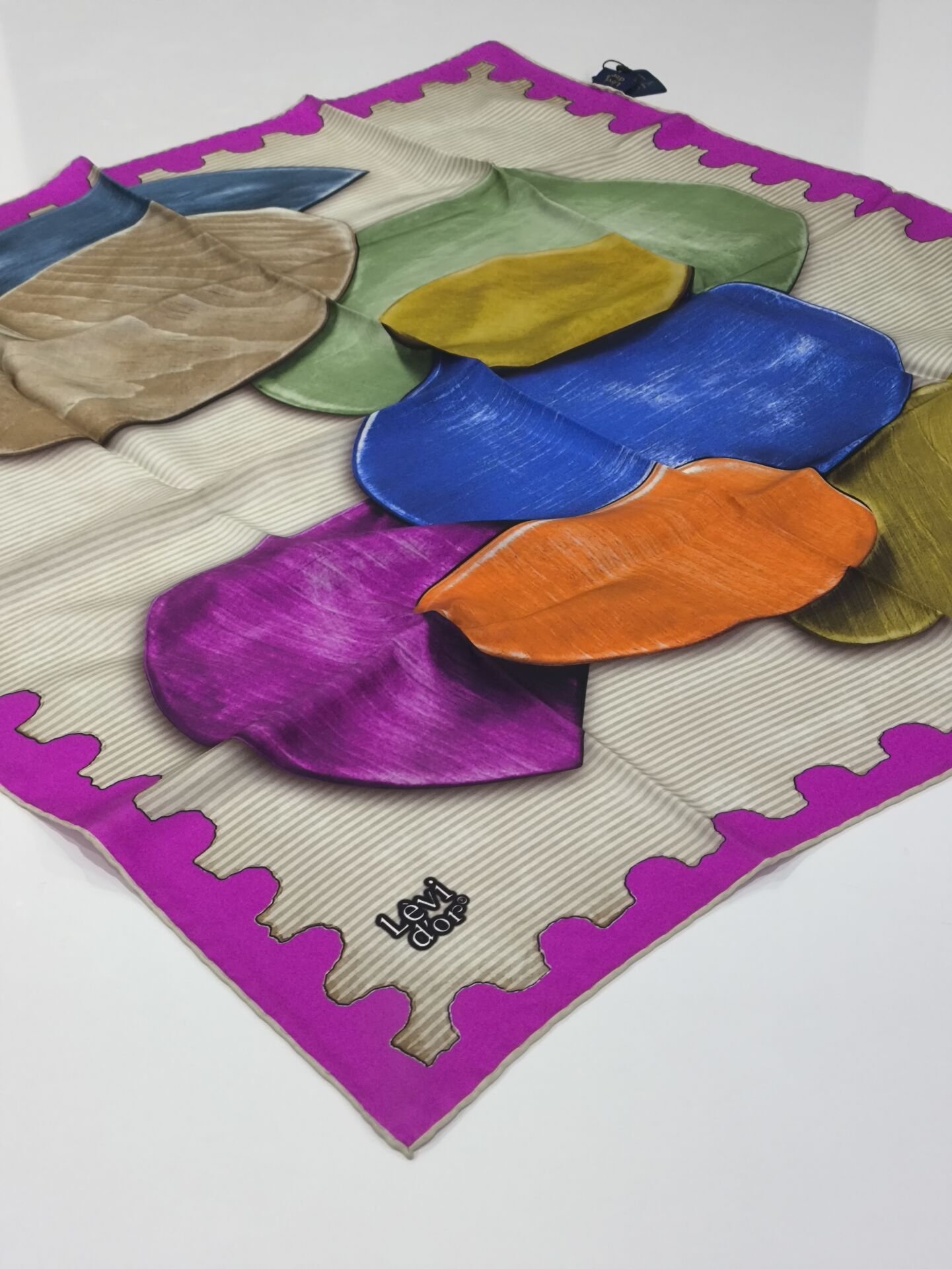 LEVİDOR TİVİL İPEK EŞARP 0515-1