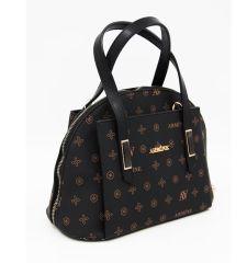ARMİNE BAYAN ÇANTA 344 SİYAH BASKILI