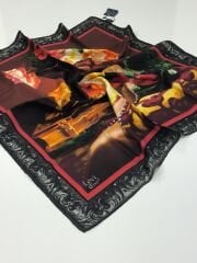 LEVİDOR TİVİL İPEK EŞARP 1017-1