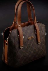 ARMİNE BAYAN ÇANTA 364 KAHVE NOKTALI