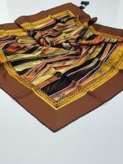 LEVİDOR TİVİL İPEK EŞARP KİREMİT 1019-1