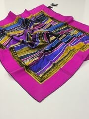 LEVİDOR TİVİL İPEK EŞARP FUŞYA 1019-3