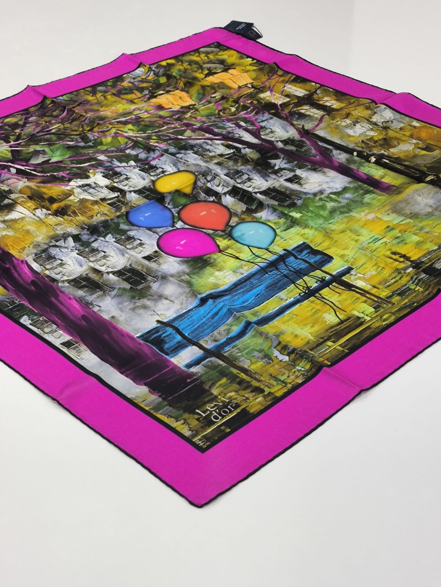 LEVİDOR TİVİL İPEK EŞARP  1018-1