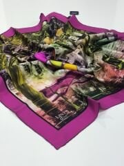 LEVİDOR TİVİL İPEK EŞARP 1018-2