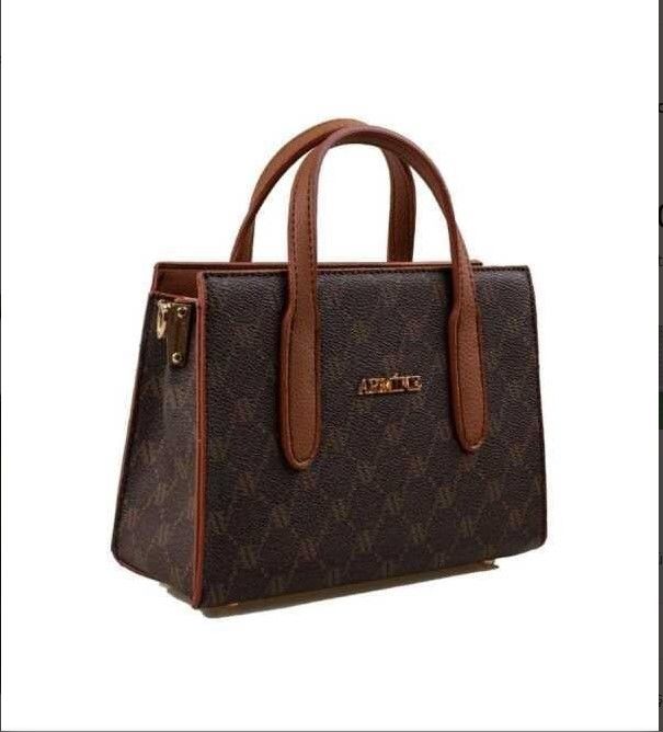 ARMİNE BAYAN ÇANTA 363 KAHVE NOKTALI