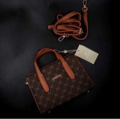 ARMİNE BAYAN ÇANTA 363 KAHVE NOKTALI