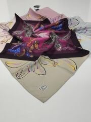 LEVİDOR TİVİL İPEK EŞARP 0491-2