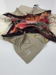 LEVİDOR TİVİL İPEK EŞARP 0491-4