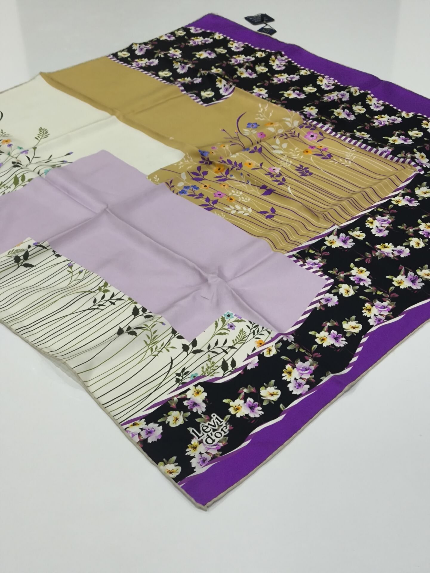 LEVİDOR TİVİL İPEK EŞARP 0507-1