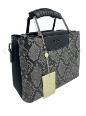 ARMİNE BAYAN ÇANTA 223 YILAN MODEL SİYAH