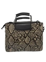 ARMİNE BAYAN ÇANTA 223 YILAN MODEL KAHVE