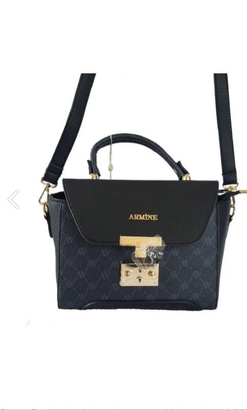 ARMİNE BAYAN ÇANTA 378 SİYAH NOKTALI