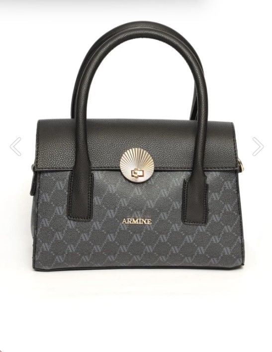 ARMİNE BAYAN ÇANTA 383 SİYAH NOKTALI
