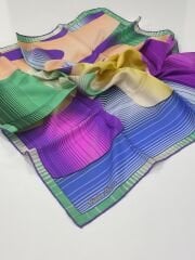 SİLKHOME TİVİL  İPEK EŞARP MİNT SAKS 2003-2