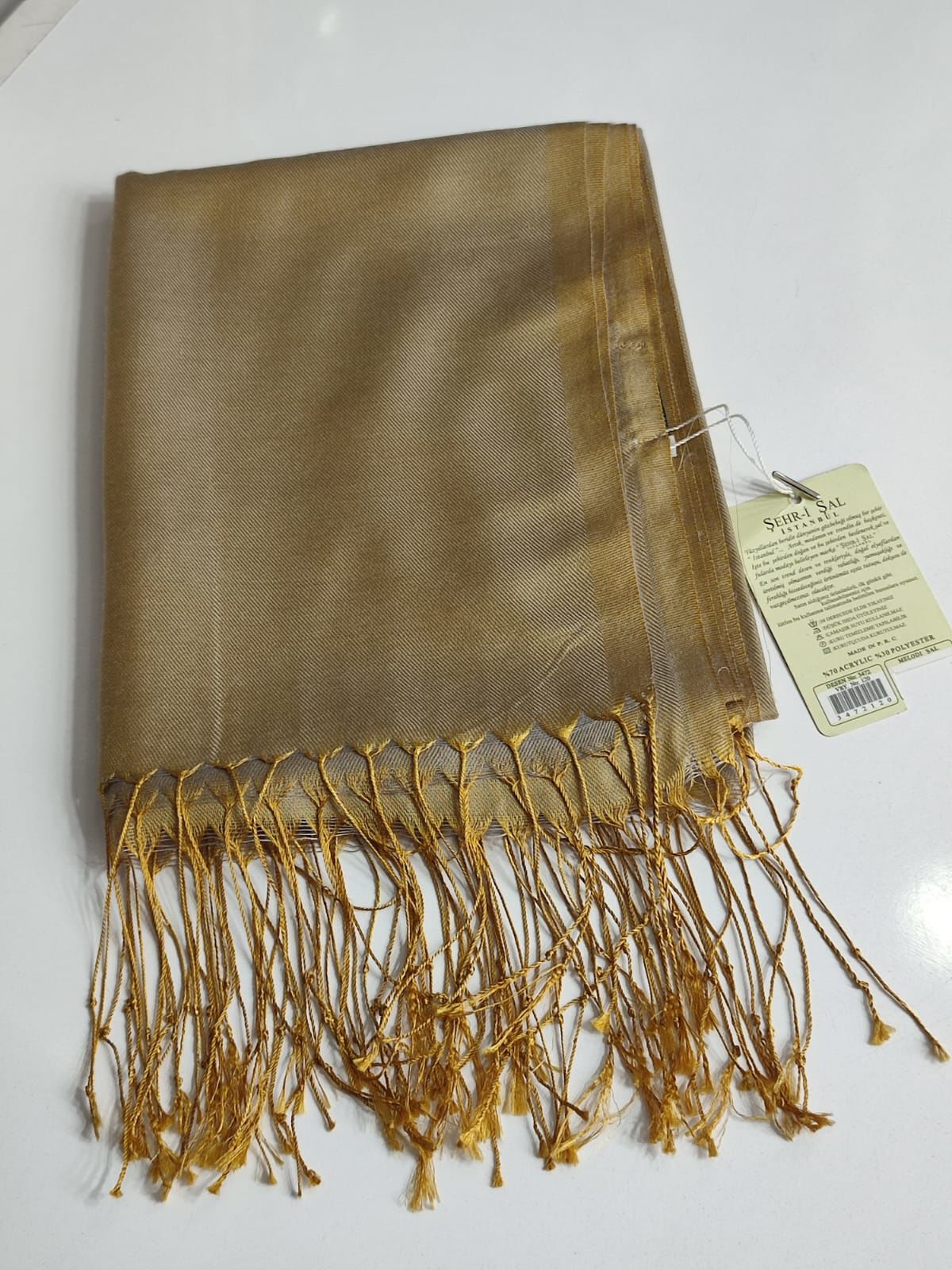 MELODİ ŞAL 3472-120 GOLD GÜMÜŞ