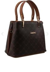 ARMİNE BAYAN ÇANTA 351 KAHVE NOKTALI