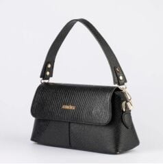 ARMİNE BAYAN ÇANTA 347 SİYAH CROKO