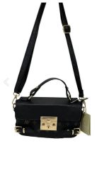 ARMİNE BAYAN ÇANTA 359 SİYAH BASKILI