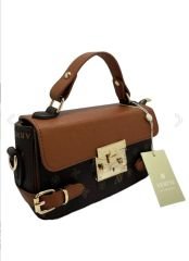ARMİNE BAYAN ÇANTA 359 KAHVE  BASKILI