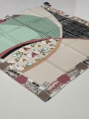 LEVİDOR TİVİL İPEK EŞARP GÜL KURUSU 0504-2