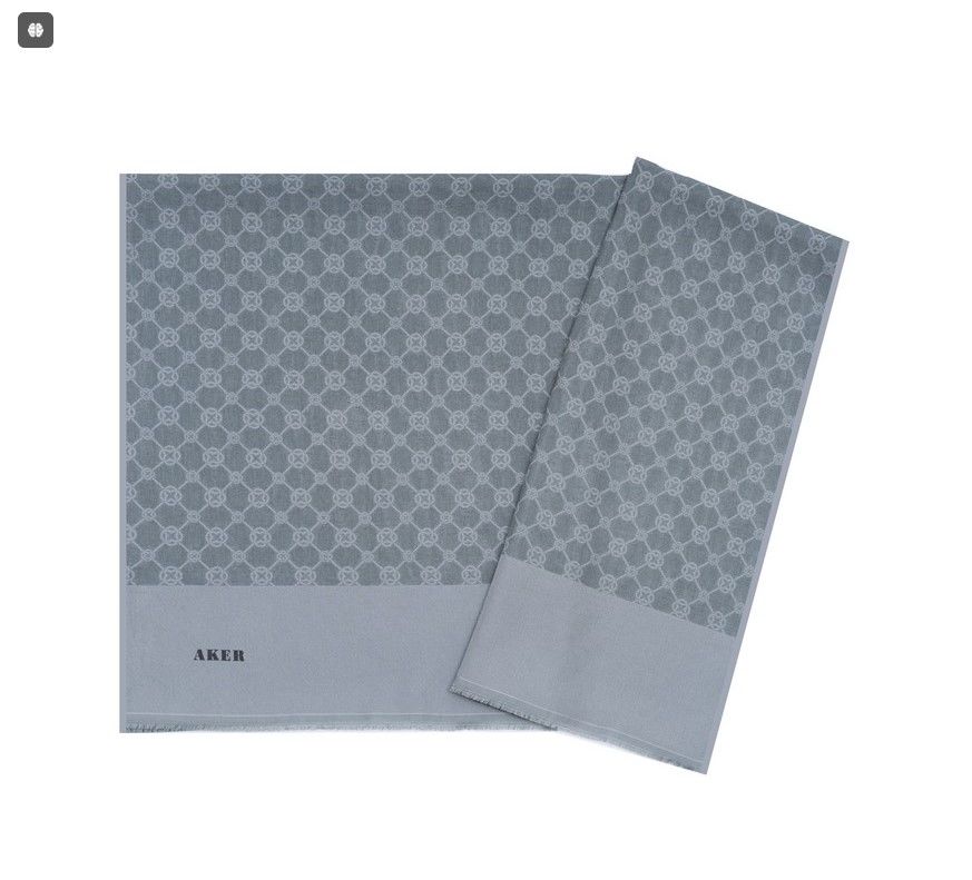AKER ELEGANCE MONOGRAM ŞAL 1090100-951 MİNT