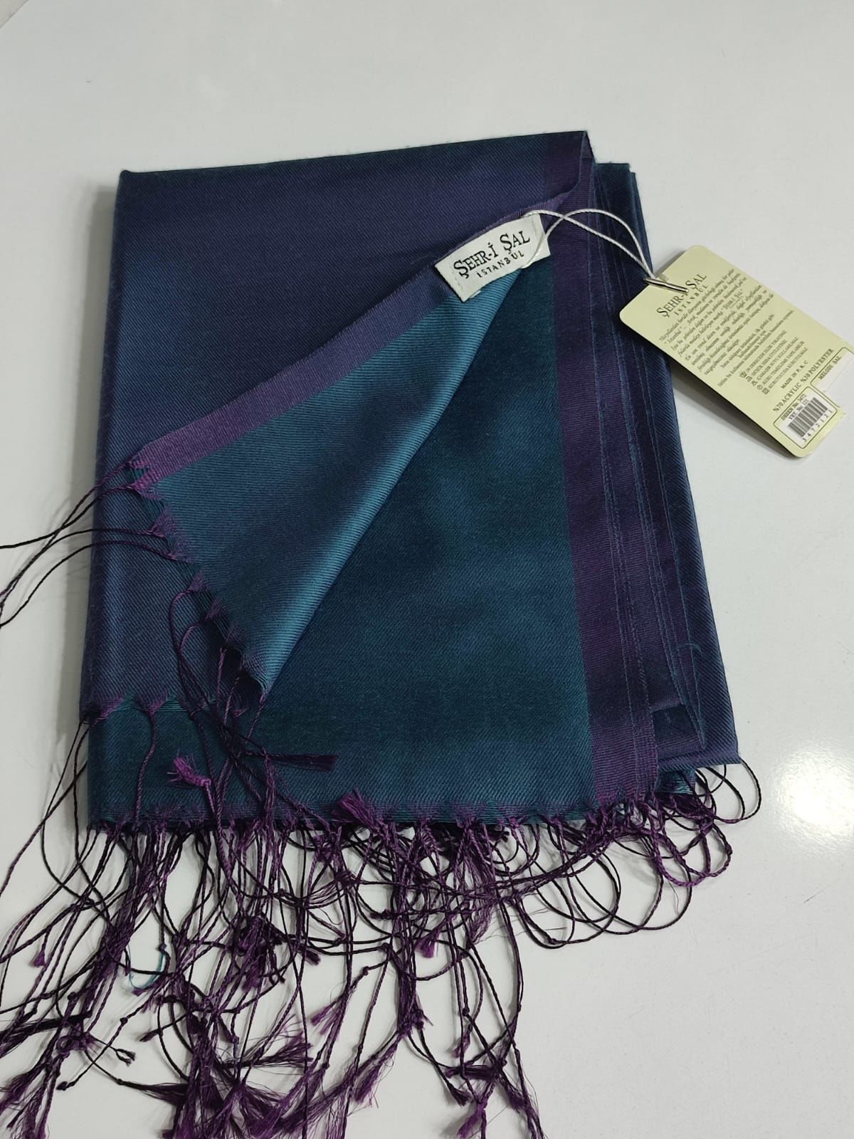 MELODİ ŞAL 3472-121 PETROL MOR