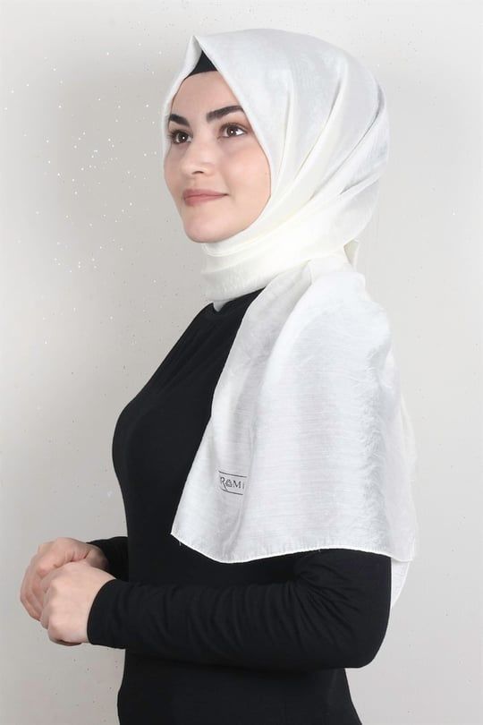 PİRAMİT MİLANO ŞAL KIRIK BEYAZ